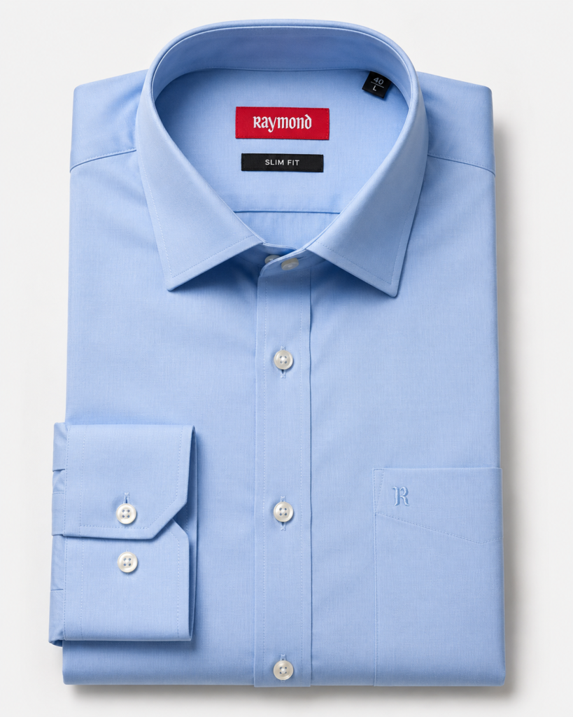 Raymond Slim Fit Formal Shirt – Sky Blue
