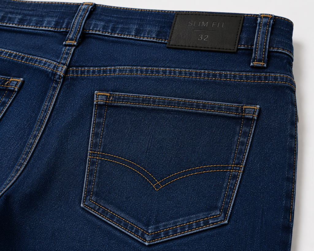 Slim Fit Jeans – Dark Blue
