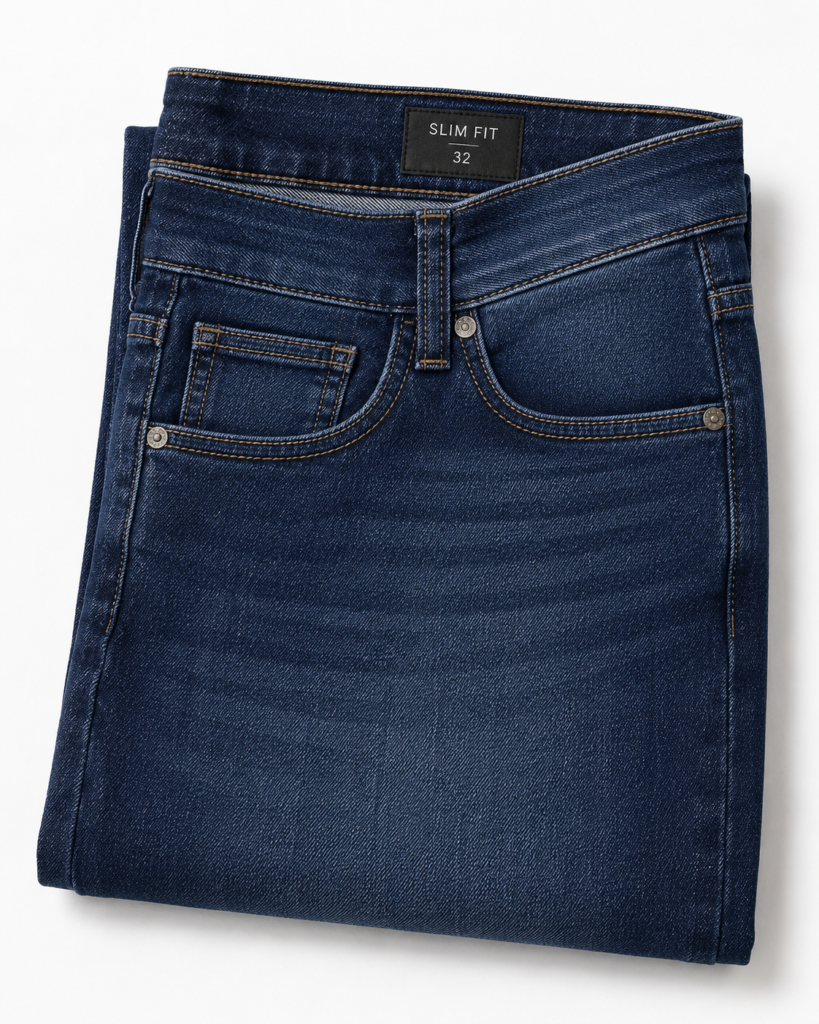 Slim Fit Jeans – Dark Blue