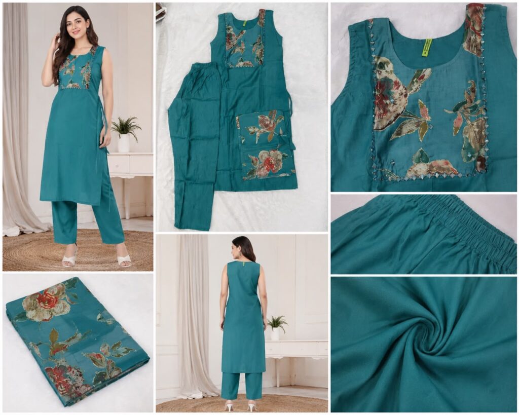 Ladies Kurti Pant Set